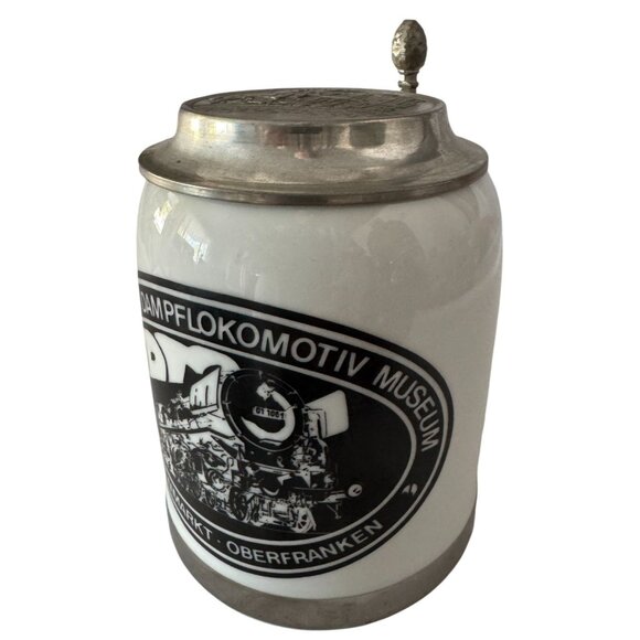 Studio Wagner Beer Stein W Pewter Lid Vintage - Picture 2 of 6